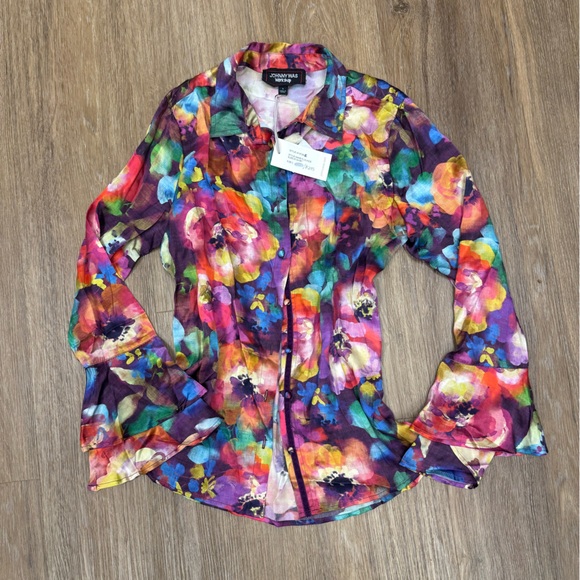 Johnny Was Tops - NWT Johnny Was Flounce Top - $295